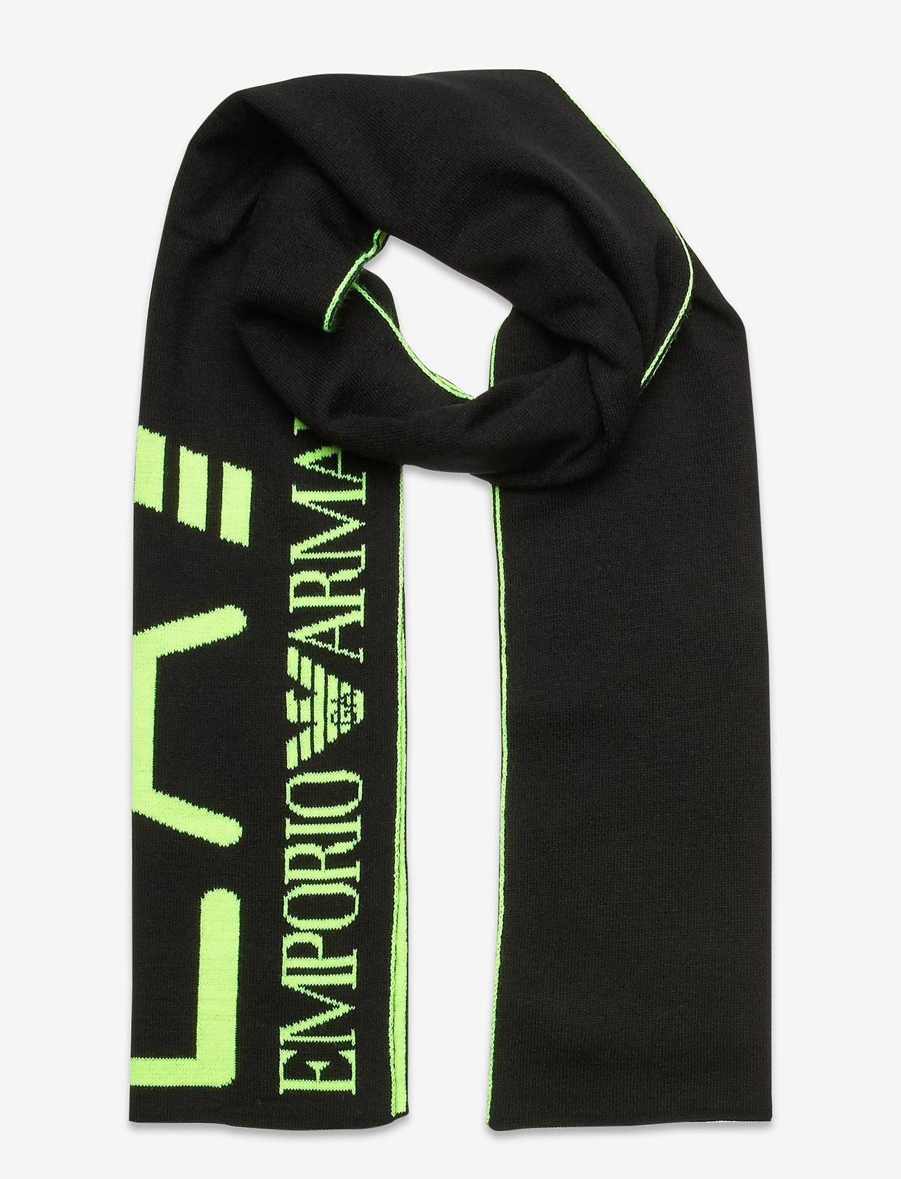 EA7 - SCARF - black/yellow fluo - 0