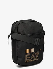 EA7 - MAN'S POUCH BAG - mężczyźni - 26121-black/gold logo - 2