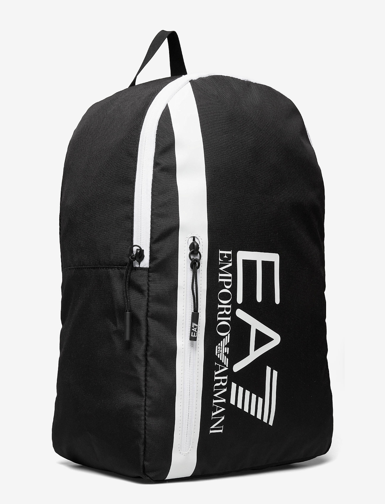 EA7 - BACKPACK - black/white det - 2