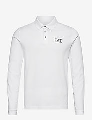 EA7 - JERSEYWEAR - polo marškinėliai ilgomis rankovėmis - white - 0