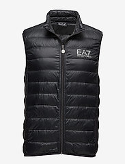 EA7 - DOWN WAISTCOAT - spring jackets - black - 0