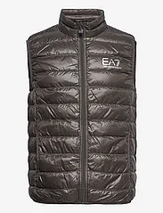 EA7 - DOWN WAISTCOAT - spring jackets - raven - 0