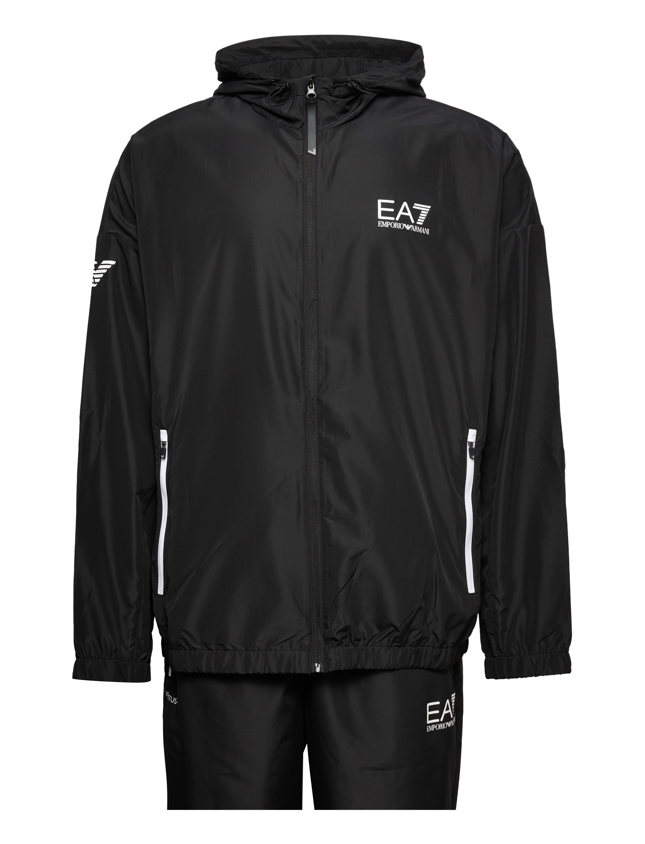 EA7 Tracksuit, S, Sweatshirts & Hoodies, Schwarz - Tracksuits Sets, Männerswear