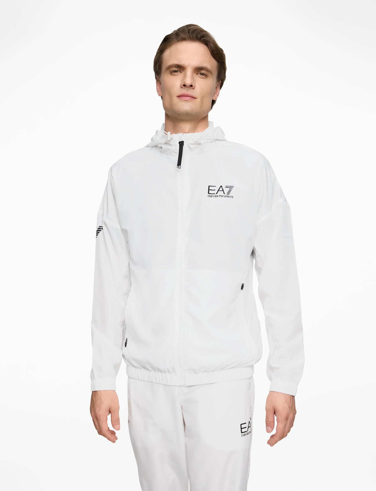 EA7 - TRACKSUIT - joggedress - white - 4
