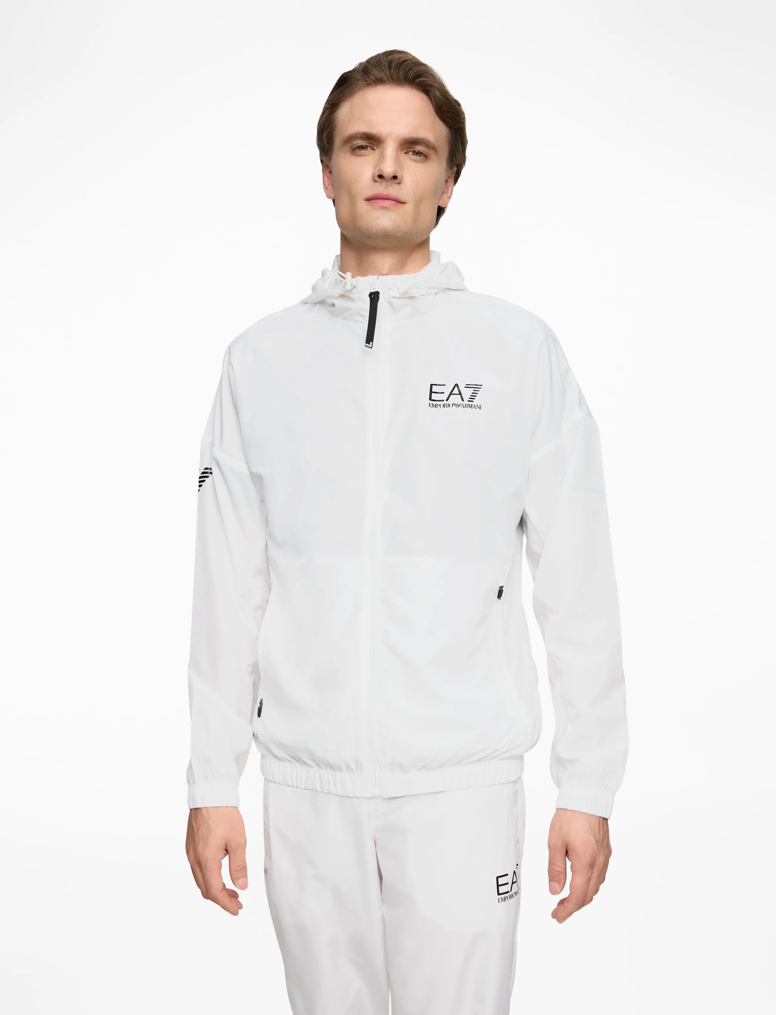EA7 TRACKSUIT - Trainingsanzug - WHITE / white