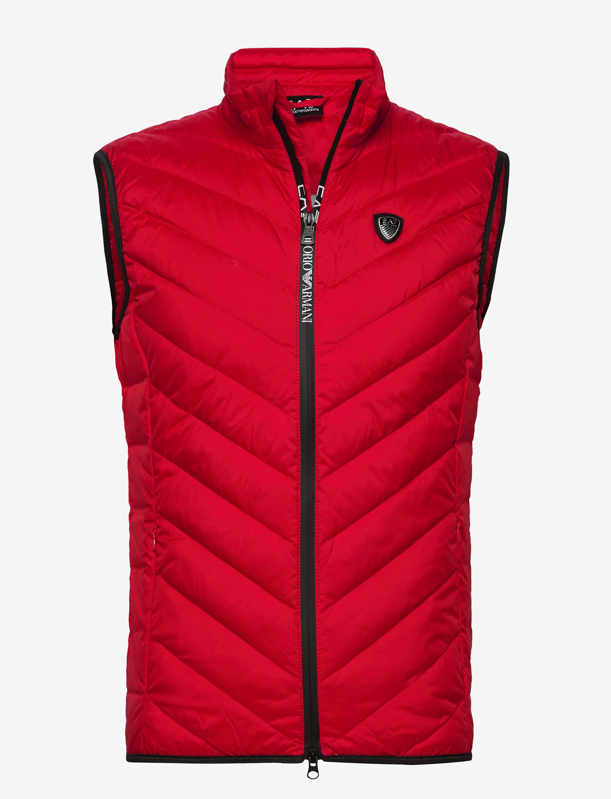 EA7 - DOWN WAISTCOAT - tango red - 1