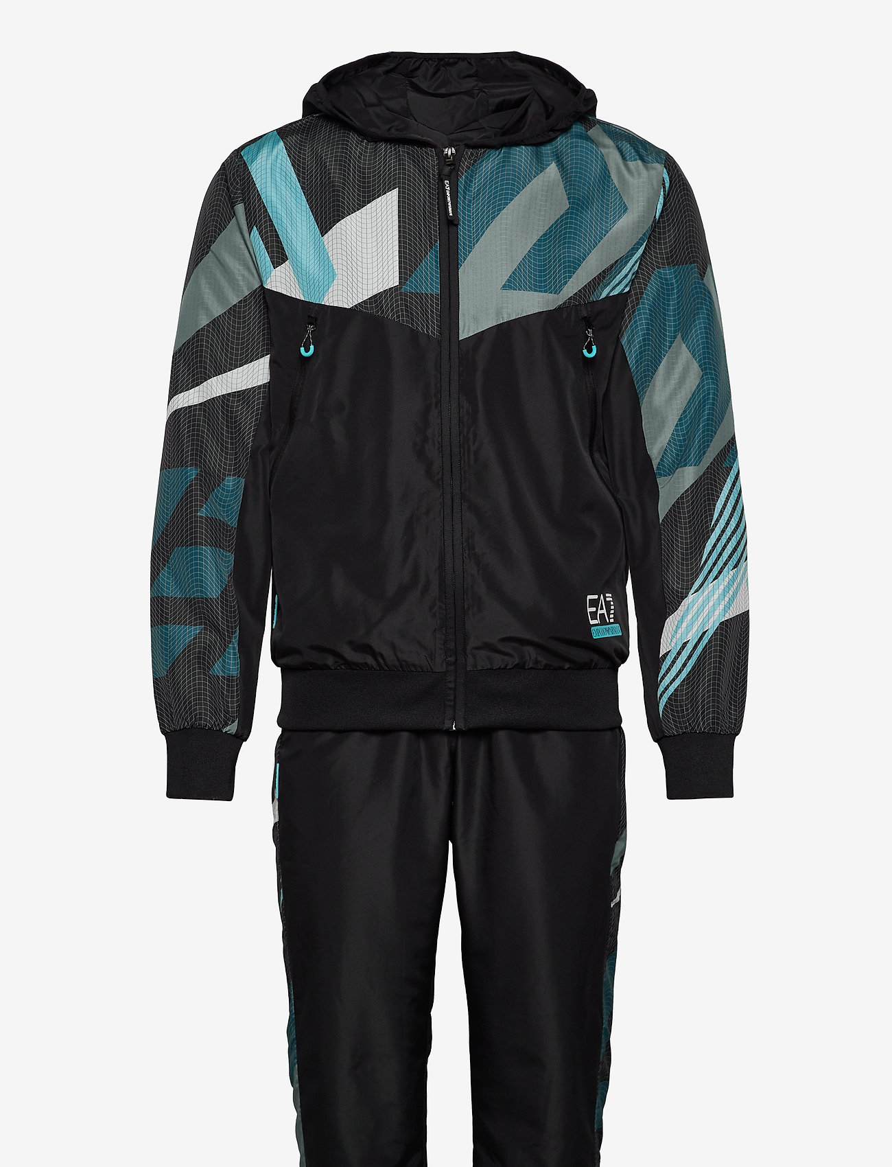 EA7 - TRACKSUIT - black - 0