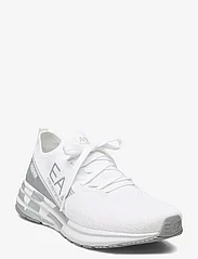 EA7 - SNEAKERS - laisvalaikio batai žemu aulu - m696-white+silver - 0