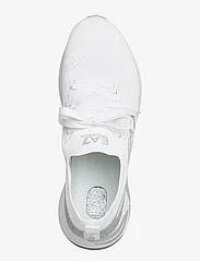 EA7 - SNEAKERS - laisvalaikio batai žemu aulu - m696-white+silver - 3