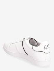 EA7 - SNEAKERS - matalavartiset tennarit - d611-white+black - 2
