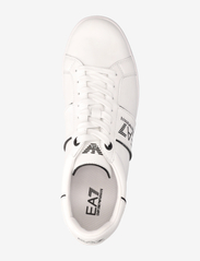 EA7 - SNEAKERS - sportiniai bateliai žemu aulu - d611-white+black - 3