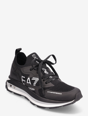 EA7 - SHOES - laisvalaikio batai žemu aulu - a120-black+white - 0