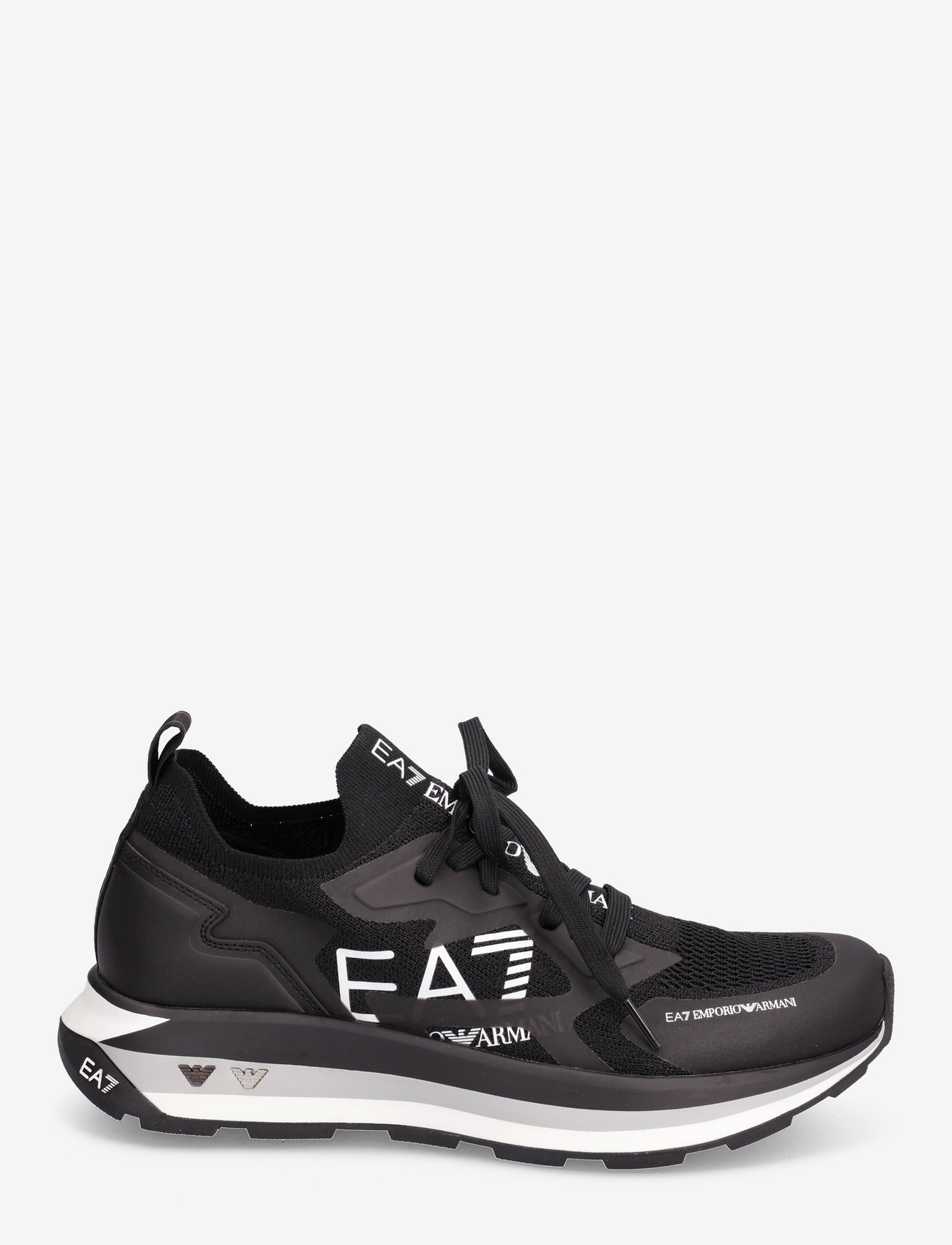 EA7 - SHOES - laisvalaikio batai žemu aulu - a120-black+white - 1