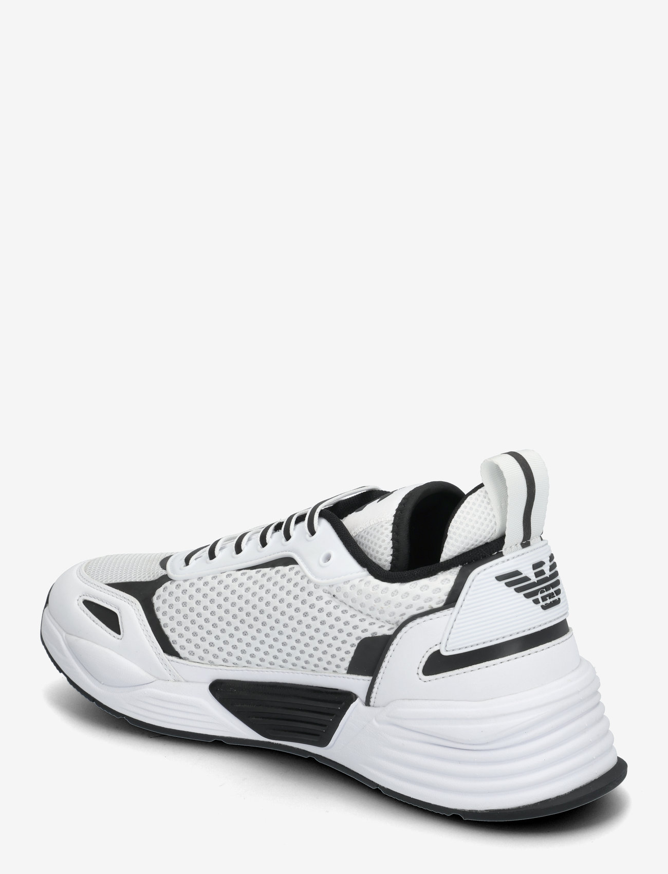 EA7 - ACE RUNNER MESH - låga sneakers - opt.white-black - 2