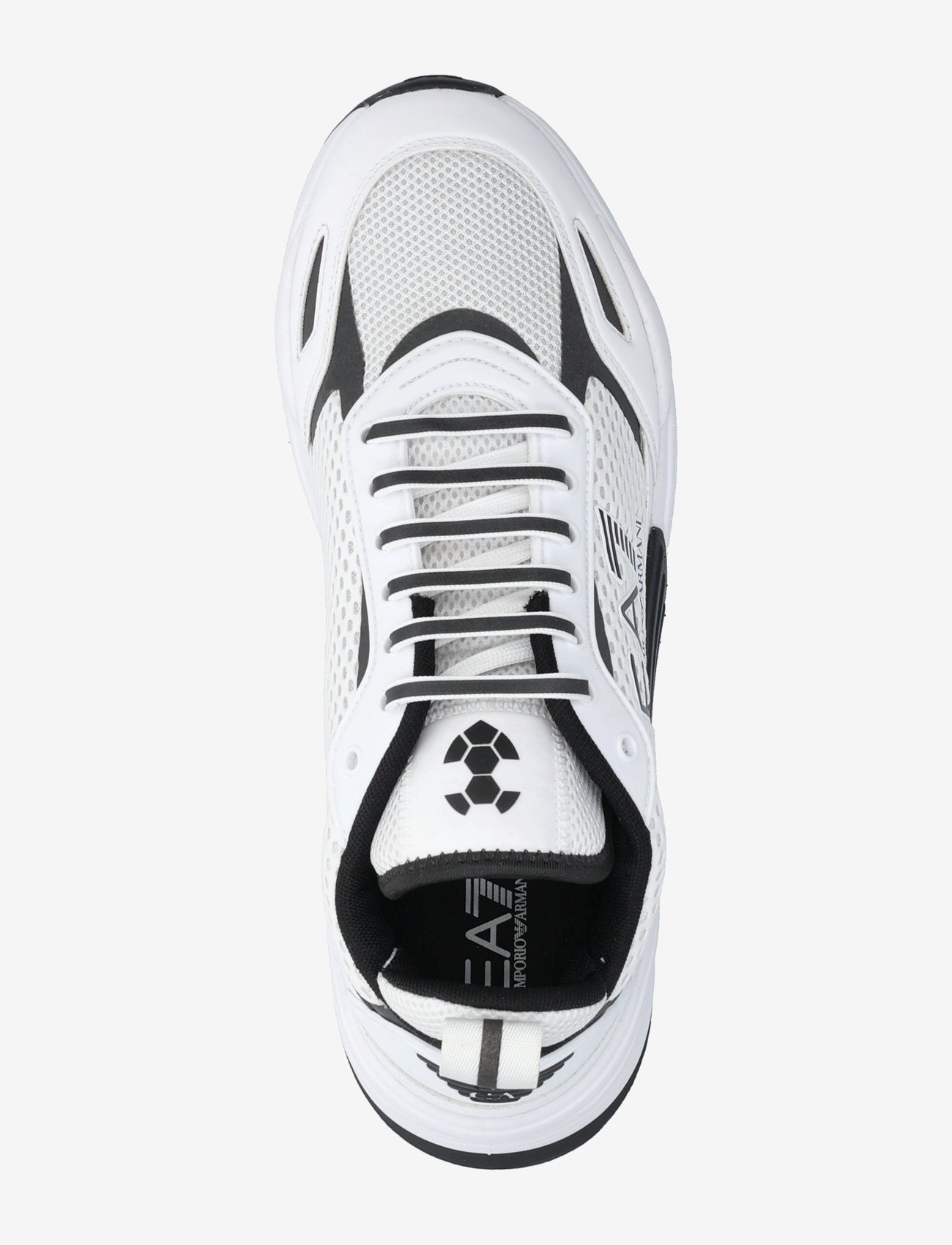 EA7 - ACE RUNNER MESH - låga sneakers - opt.white-black - 3