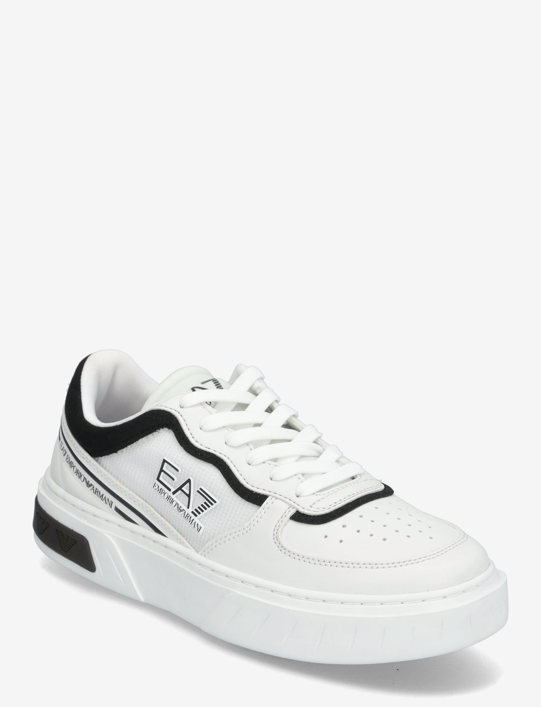 EA7 - PREMIUM COURT - låga sneakers - white-black - 0