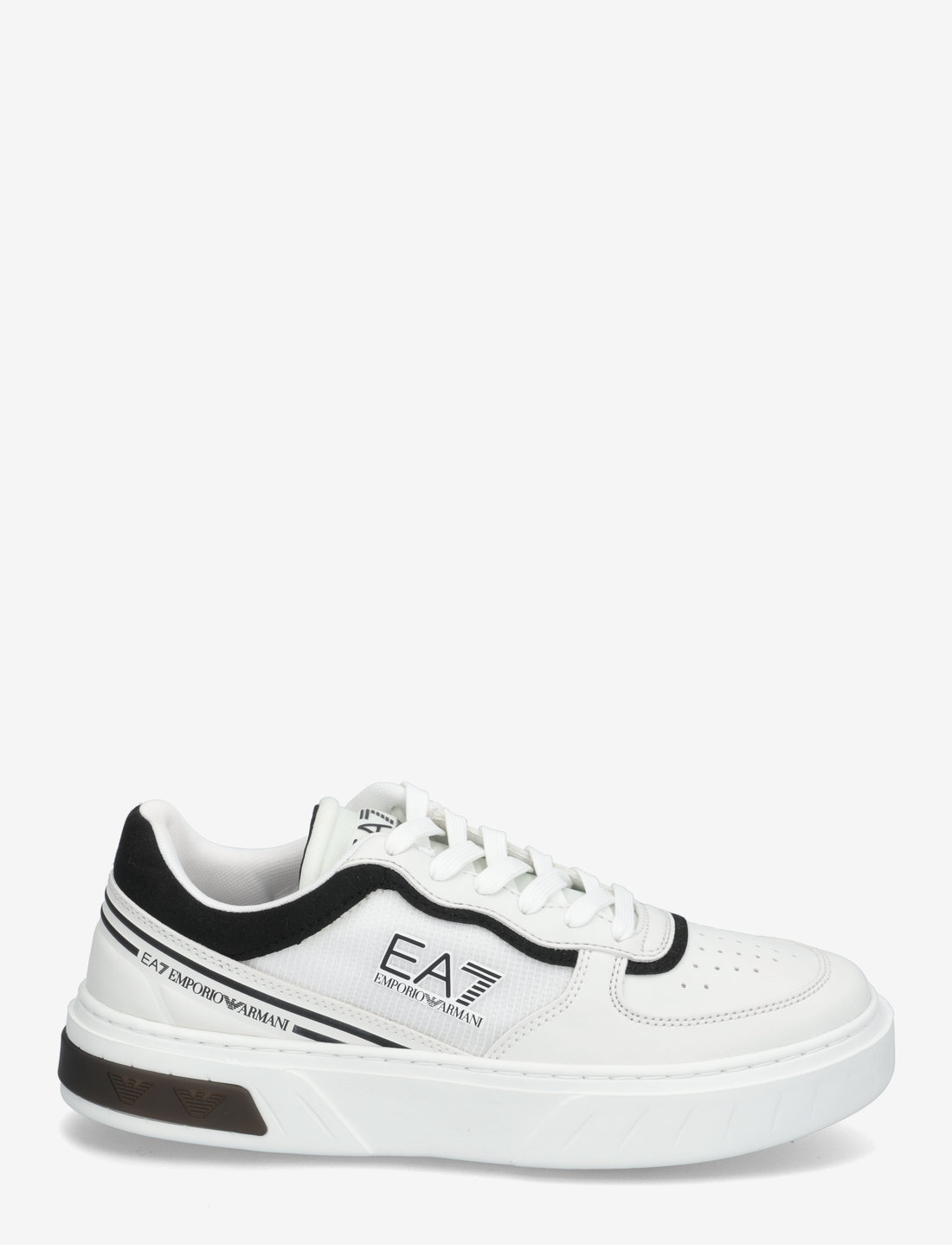 EA7 - PREMIUM COURT - låga sneakers - white-black - 1