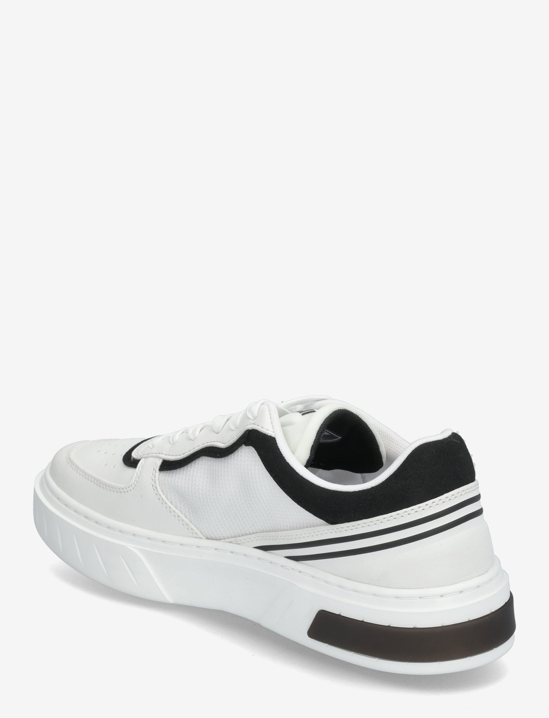 EA7 - PREMIUM COURT - låga sneakers - white-black - 2