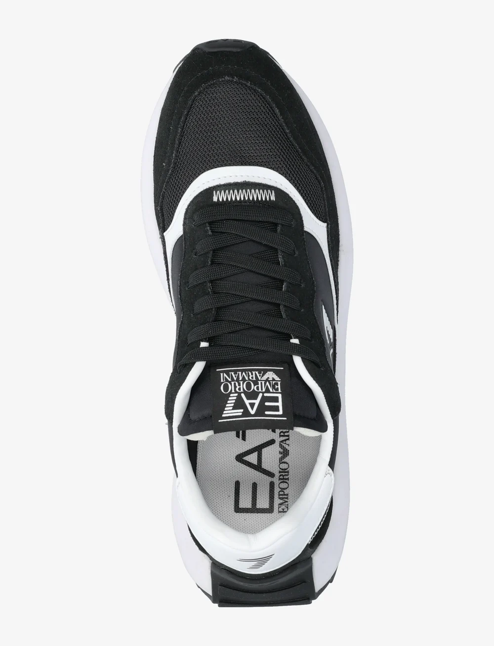 EA7 - WADER - låga sneakers - black-opt.white - 3