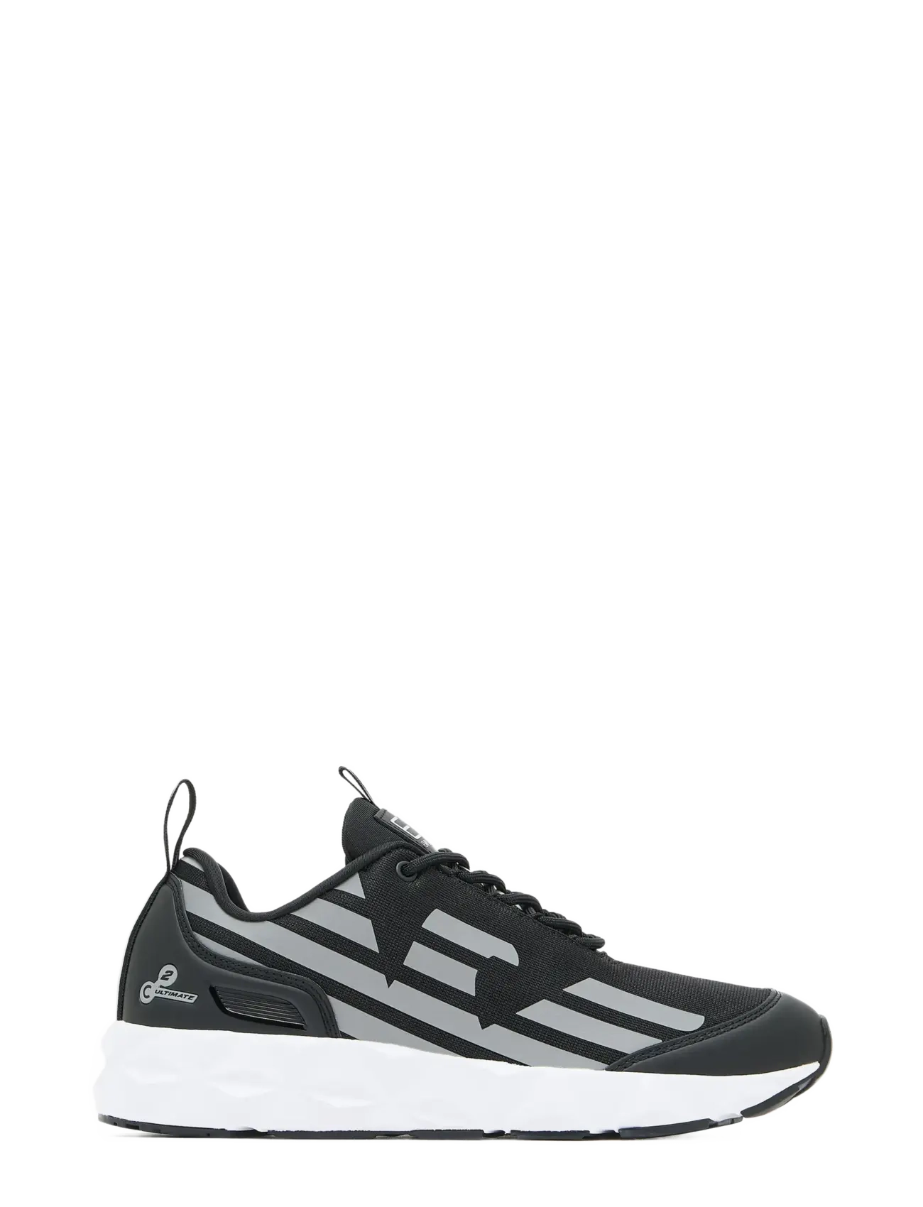 EA7 - SNEAKER - låga sneakers - black-silver - 1