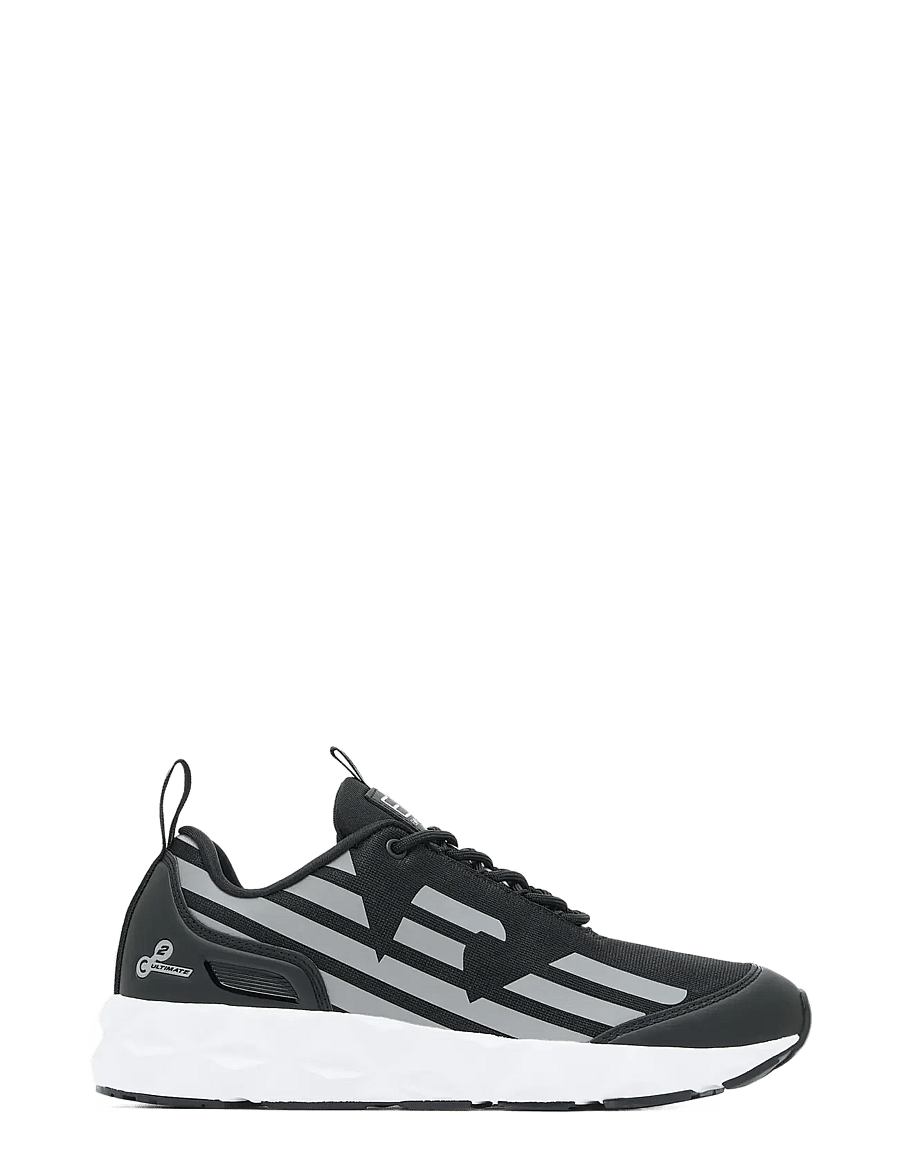 EA7 - SNEAKER - låga sneakers - black-silver - 1