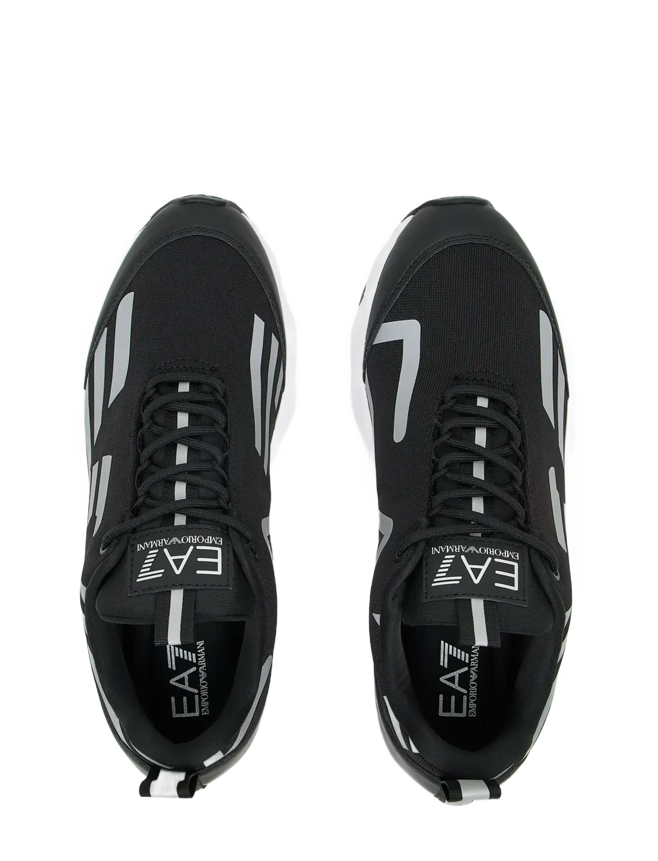 EA7 - SNEAKER - låga sneakers - black-silver - 2