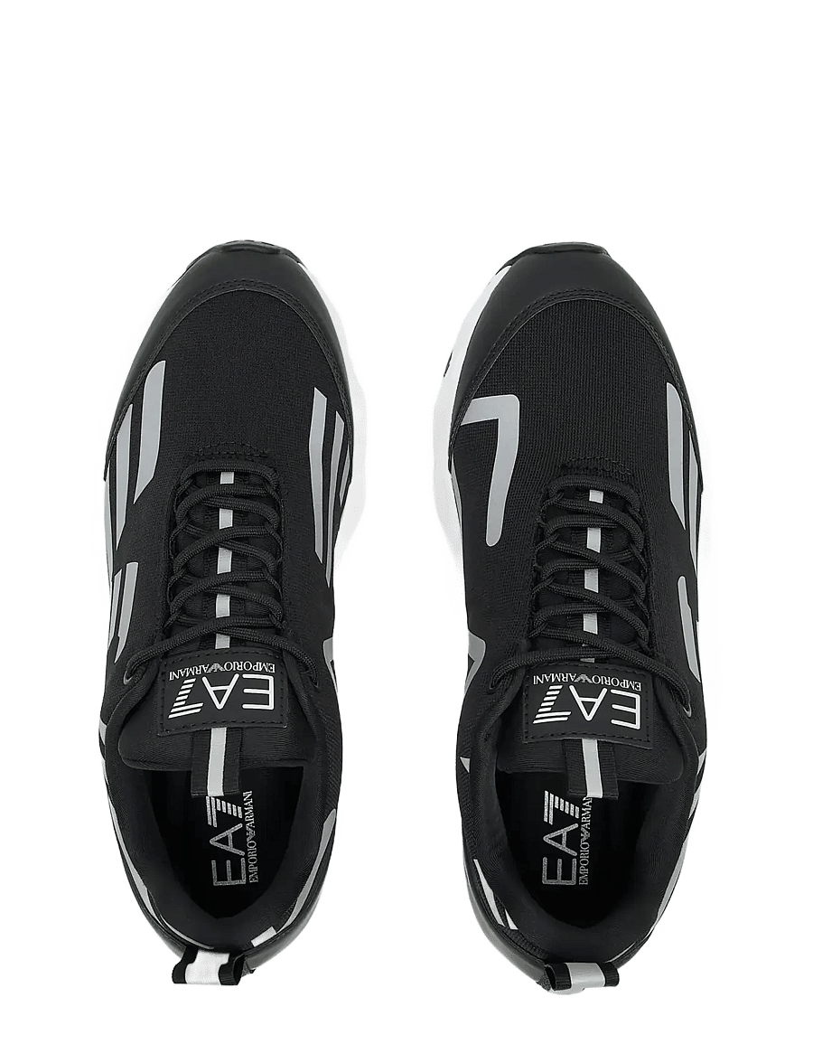 EA7 - SNEAKER - låga sneakers - black-silver - 2