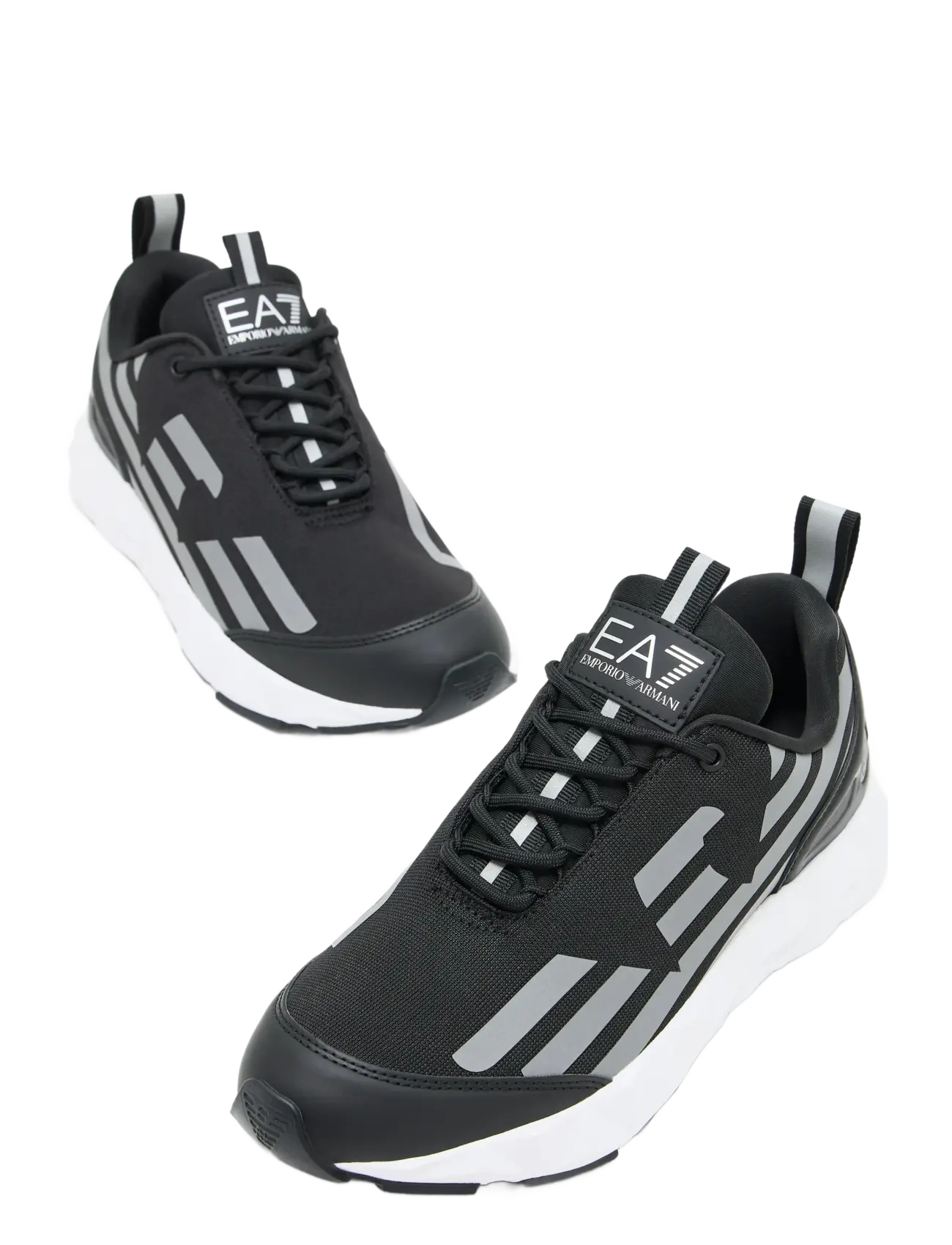 EA7 - SNEAKER - låga sneakers - black-silver - 5