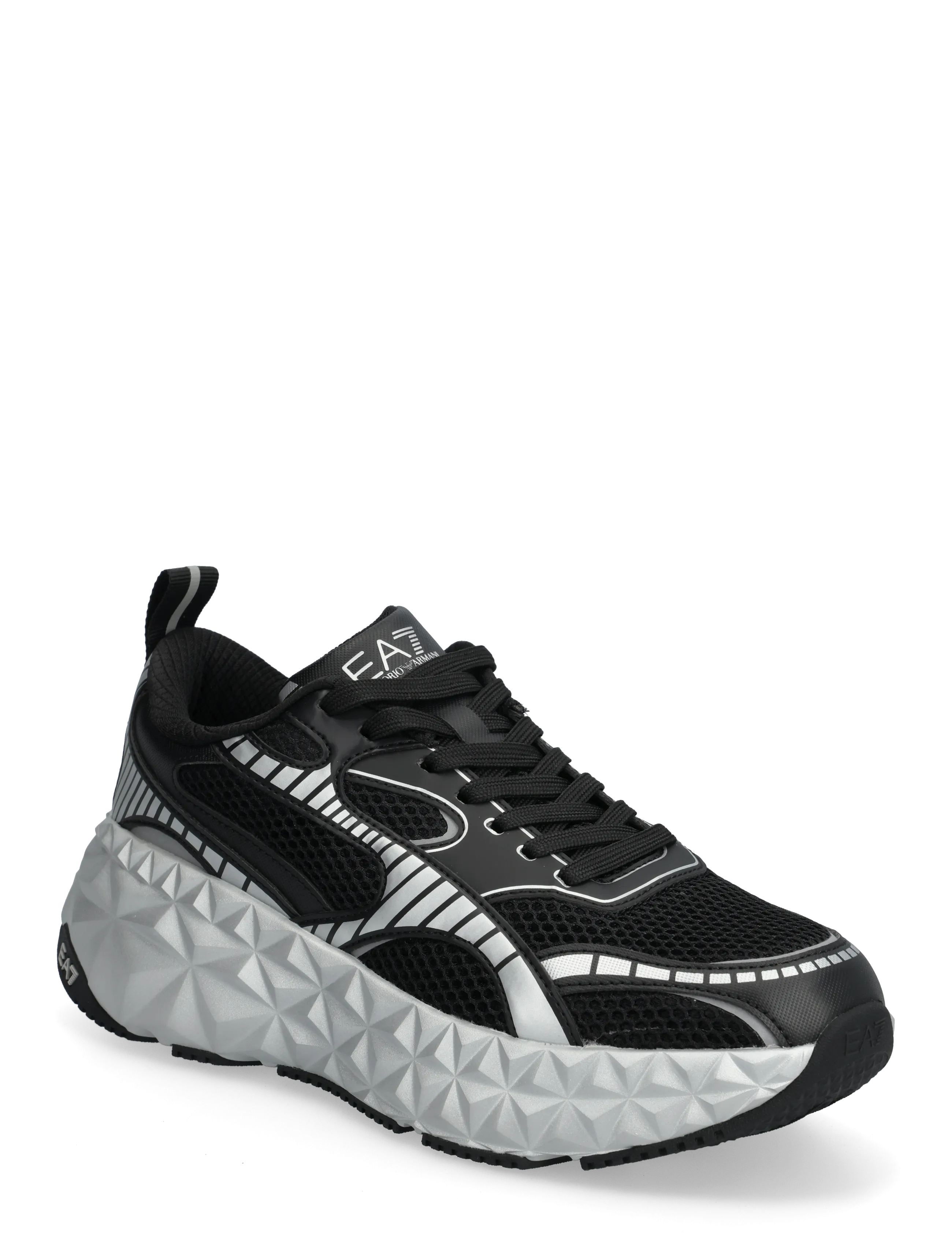 EA7 SNEAKER - EA7 - BLACK-SILVER / black