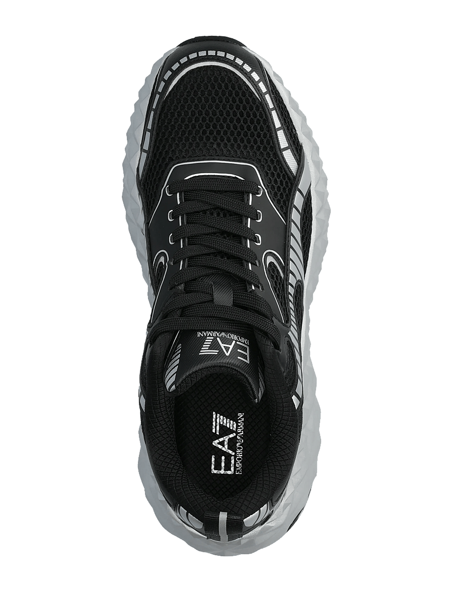 EA7 - SNEAKER - madala säärega - black-silver - 3