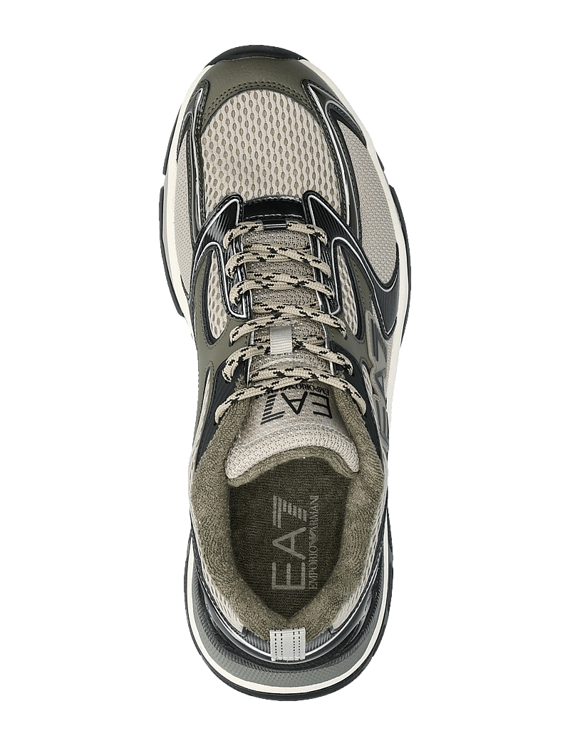 EA7 - SNEAKER - madala säärega tossud - london fog+grape leaf+metallic - 3