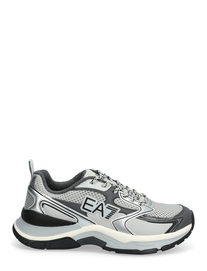 EA7 - SNEAKER - niedriger schnitt - glacier gray+asphalt+black - 1