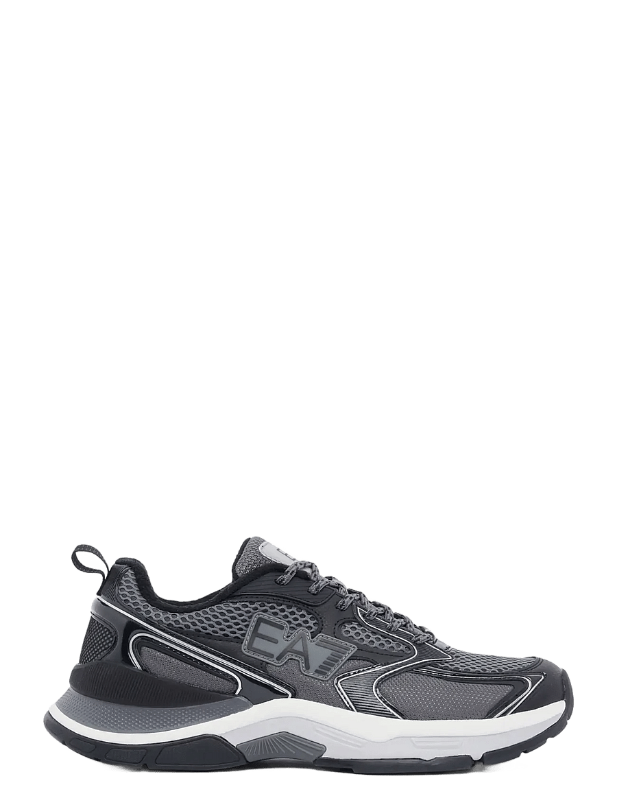 EA7 - SNEAKER - låga sneakers - pewter+black+pearliz - 0