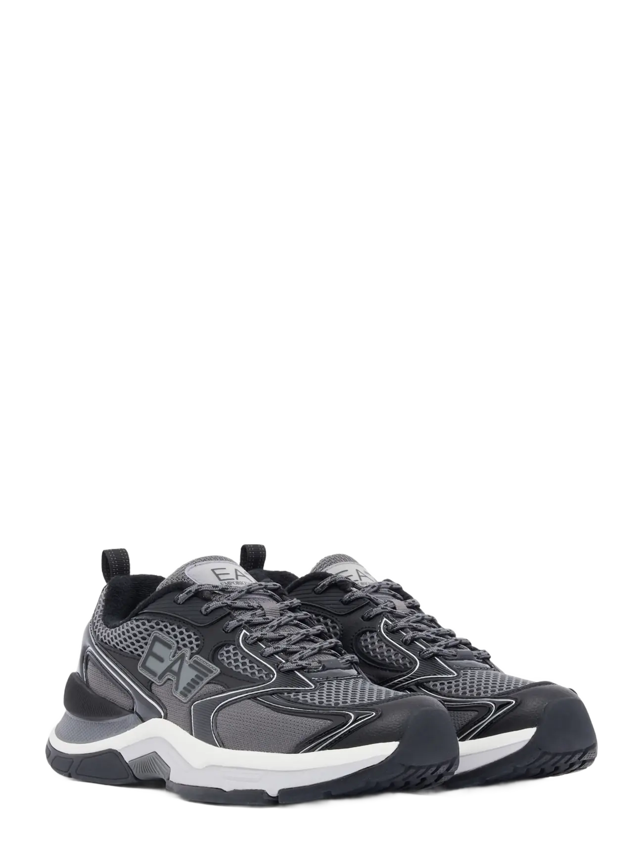 EA7 - SNEAKER - låga sneakers - pewter+black+pearliz - 1