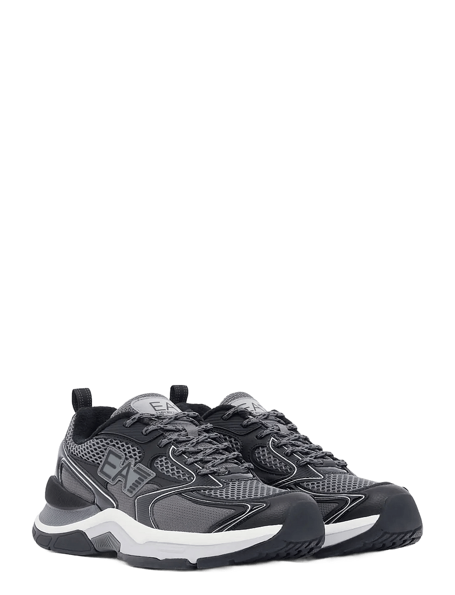 EA7 - SNEAKER - låga sneakers - pewter+black+pearliz - 1