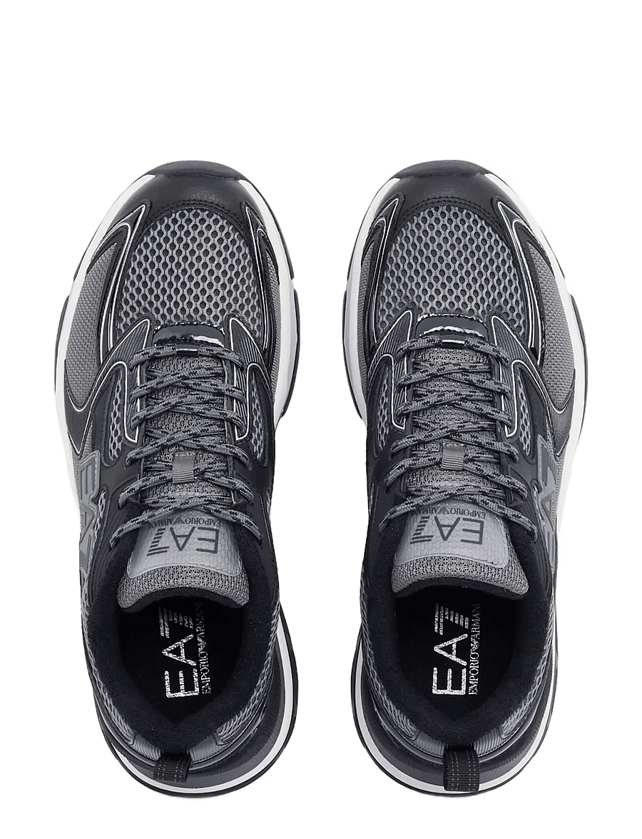 EA7 - SNEAKER - låga sneakers - pewter+black+pearliz - 3