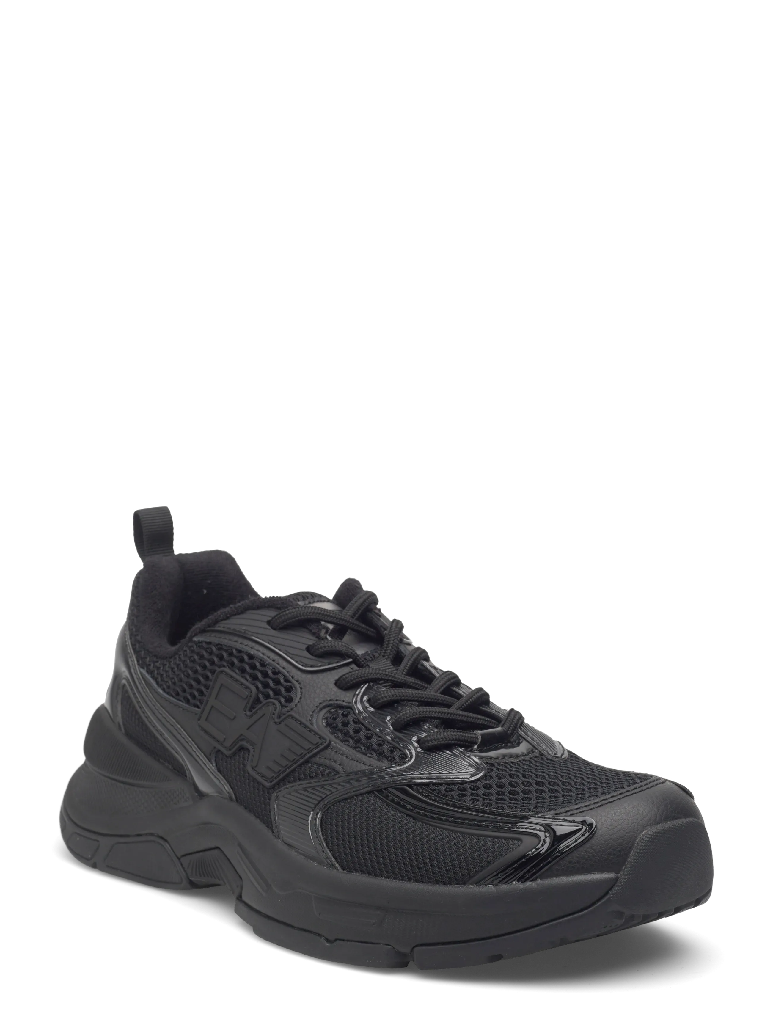EA7 Sneaker, 42, Black, Sneakers > Sneakers Med Lav Top, Herre