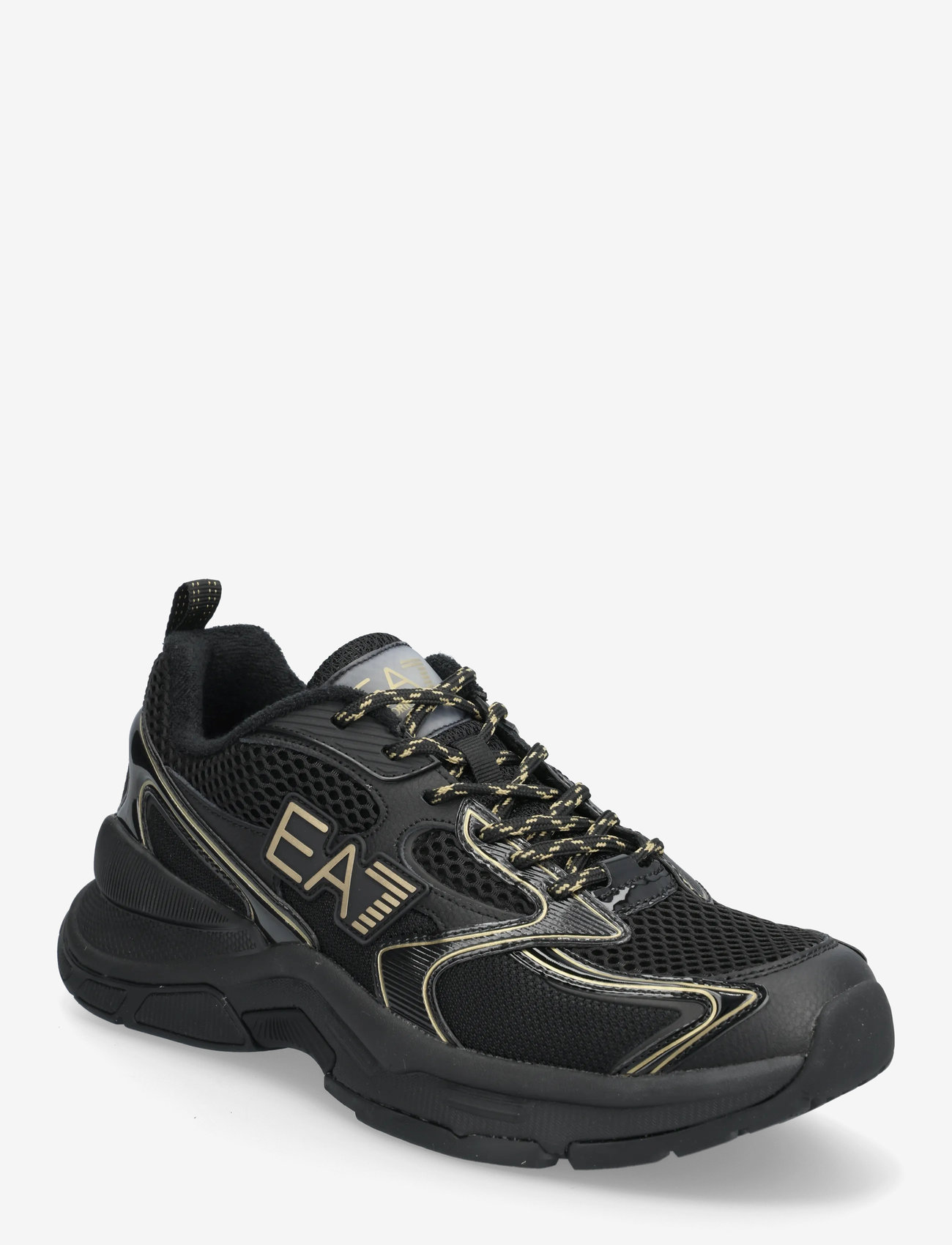 EA7 - SNEAKER - lave sneakers - triple black-gold - 0