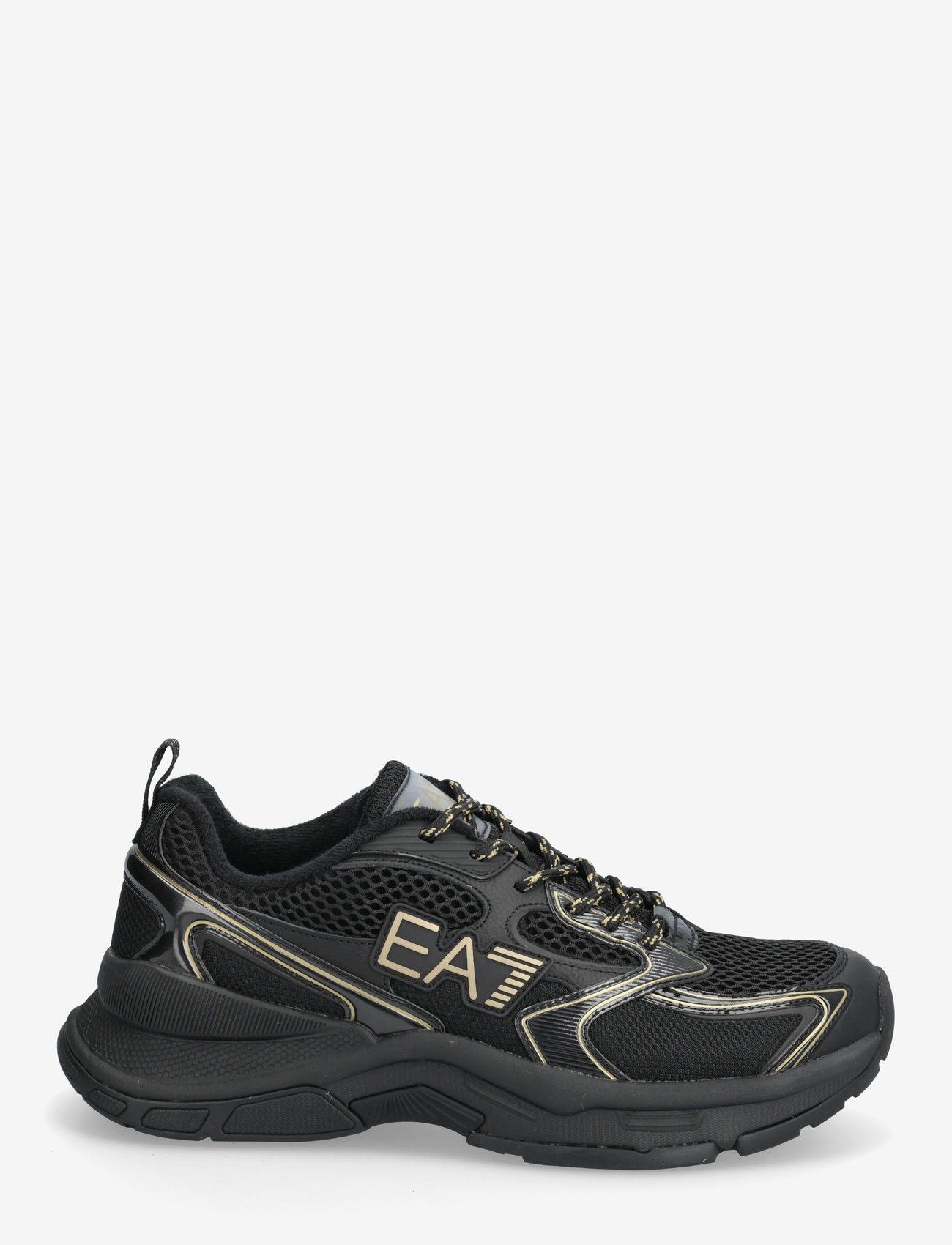 EA7 - SNEAKER - lave sneakers - triple black-gold - 1