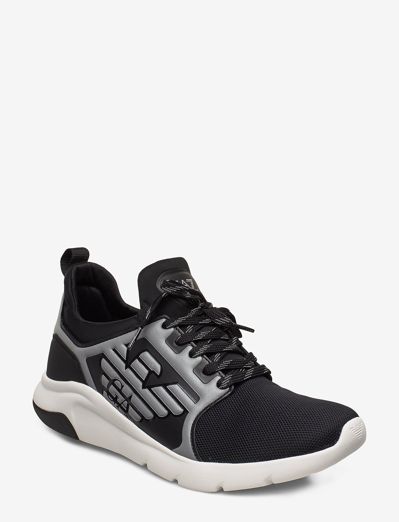 EA7 - SNEAKERS - black+silver - 0
