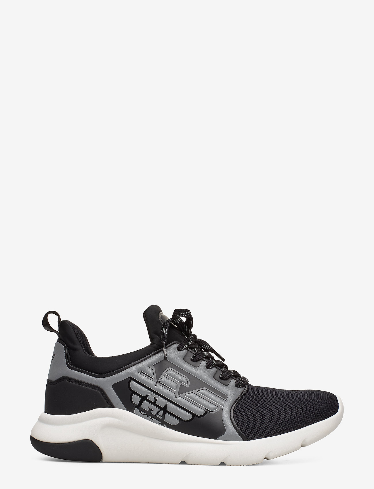 EA7 - SNEAKERS - black+silver - 1