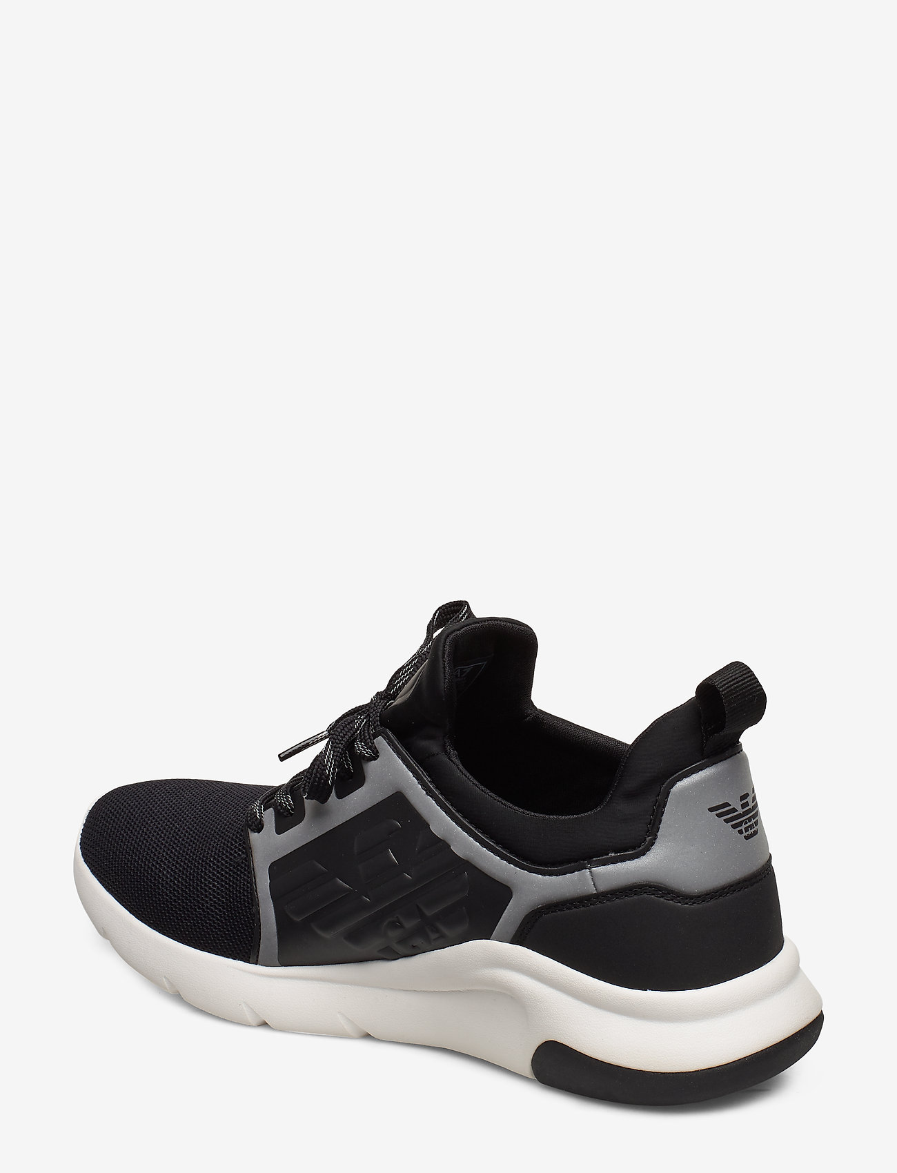 EA7 - SNEAKERS - black+silver - 2
