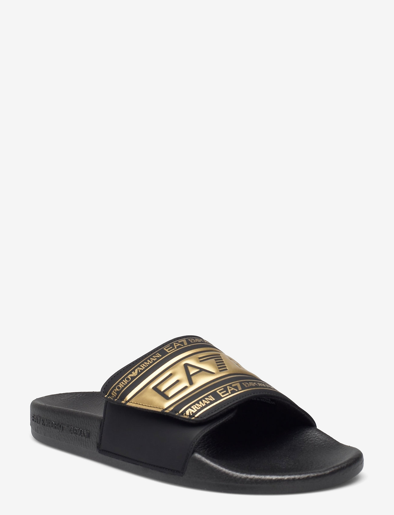 EA7 - SHOES BEACHWEAR - black+gold - 0