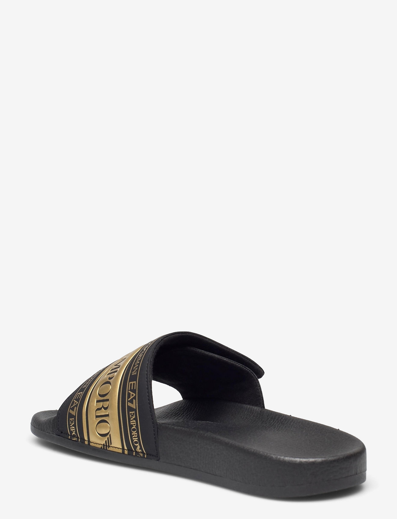 EA7 - SHOES BEACHWEAR - black+gold - 2