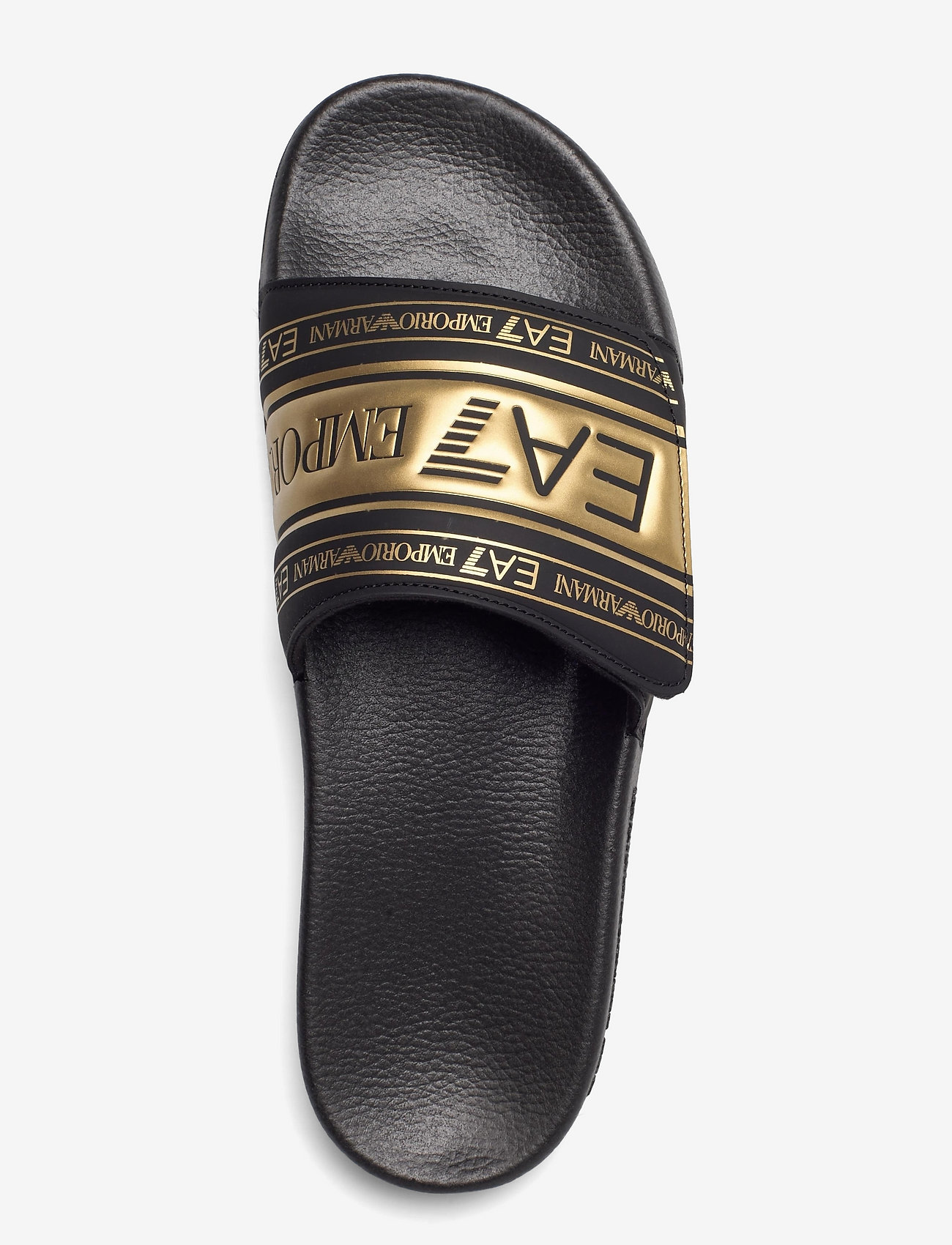 EA7 - SHOES BEACHWEAR - black+gold - 3