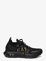 EA7 - SHOES - lave sneakers - triple black+gold - 1