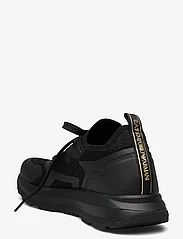 EA7 - SHOES - lave sneakers - triple black+gold - 2