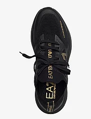 EA7 - SHOES - lave sneakers - triple black+gold - 3