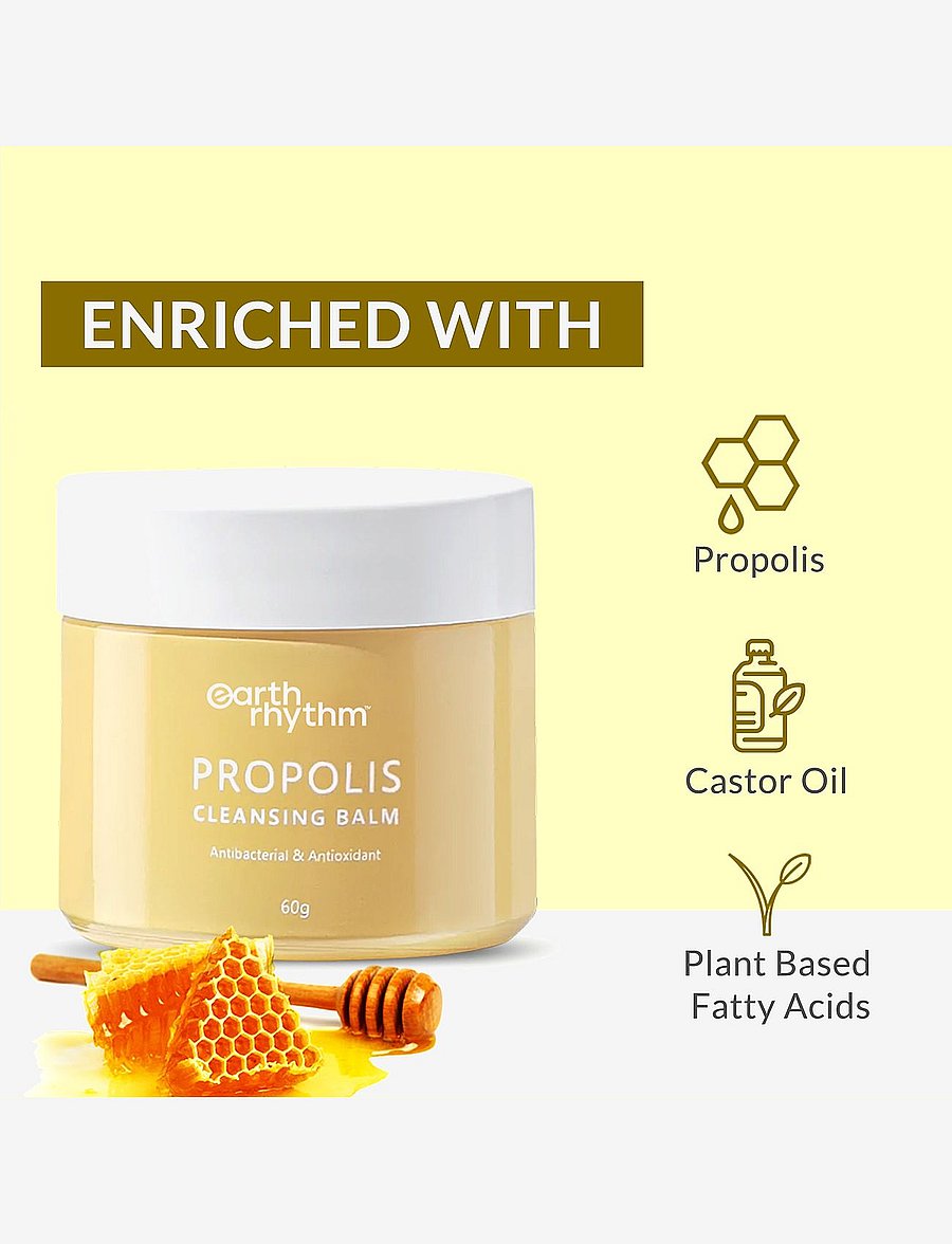 Earth Rhythm - CLEANSING BALM WITH PROPOLIS - puhastuspalsamid - yellow - 1