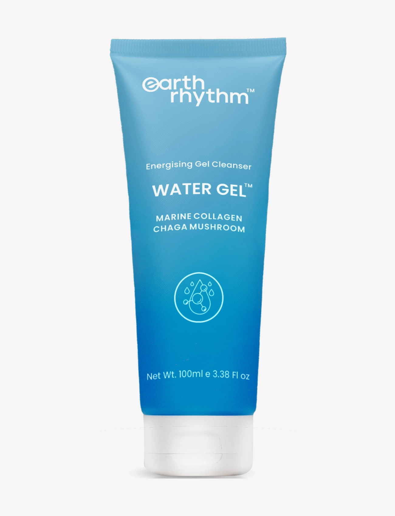 Earth Rhythm ENERGISING WATER GEL CLEANSER WITH MARINE COLLAGEN - Nägu - CLEAR / undefined